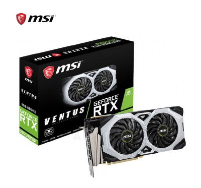 VGA (การ์ดแสดงผล) MSI GEFORCE® RTX2070 SUPER VENTUS OC 8GB GDDR6 256 BIT 3 + 1Y